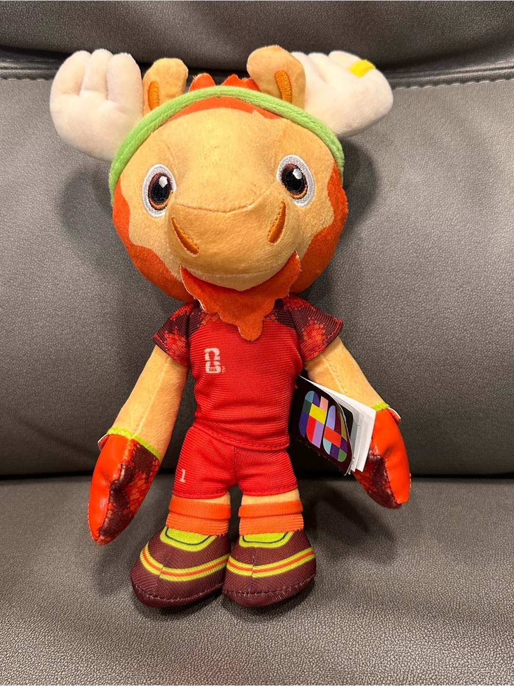 FIFA World Cup 2026 Canada Mascot Plush Maple the Moose New w/Tags Soccer